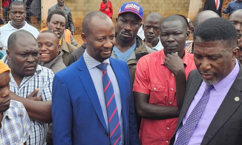 MP Semujju Nganda was picked up by police on Wednesday morning (NTV photo)