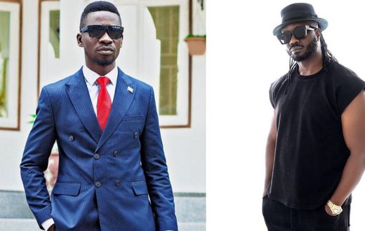 Bobi Wine and Bebe Cool