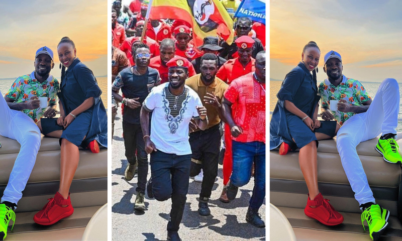 'Instead of our romantic dinner, I'm in Lira' Bobi Wine on Barbie's birthday/Instagram