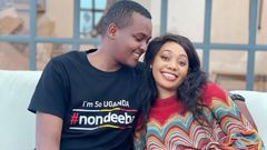 Canary Mugume and his wife Sasha