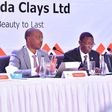 Uganda Clays Executives at their Annual General Meeting on Friday