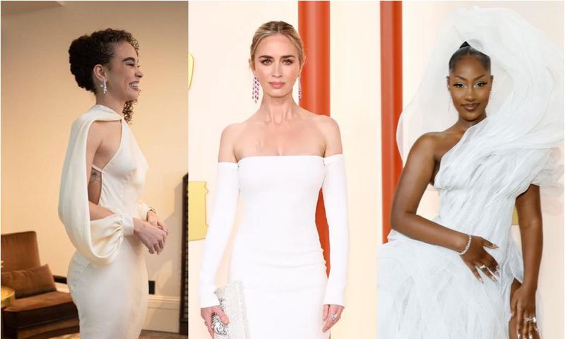 This year, bridal fashion peaked at the Oscars [Instagram]