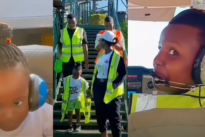 Faridah Nakazibwe and the trinity take us on their first flight experience/YouTube
