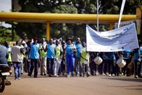 The walk to commemorathe human rights defenders day