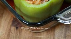 Try this stuffed green pepper recipe instead of baking/Courtesy