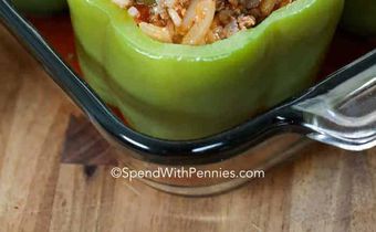 Try this stuffed green pepper recipe instead of baking/Courtesy