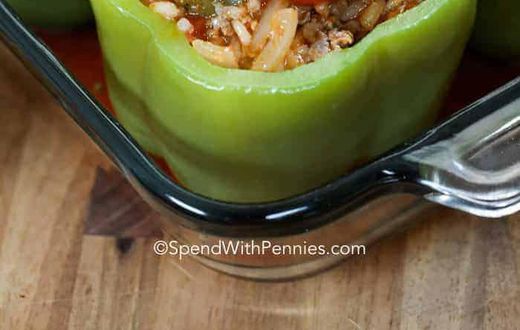 Try this stuffed green pepper recipe instead of baking/Courtesy