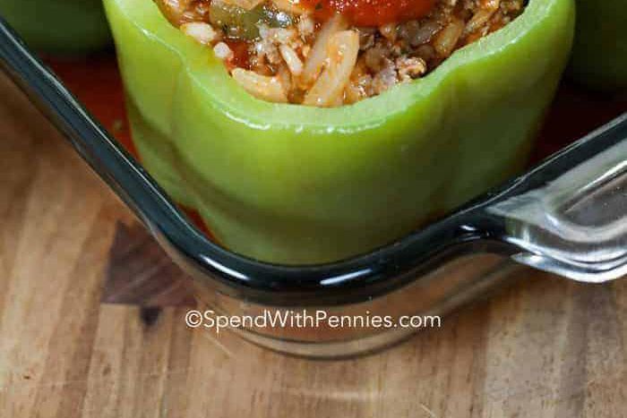 Try this stuffed green pepper recipe instead of baking/Courtesy