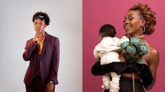 Bussi and Kasita with her baby