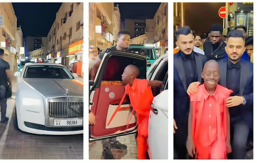Tenge Tenge on arrival in Dubai