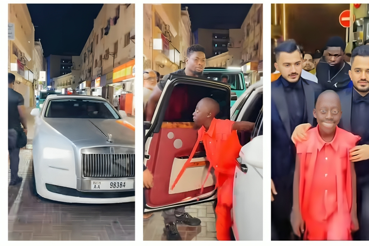 Tenge Tenge on arrival in Dubai
