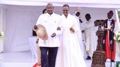 President Yoweri Museveni and Janet