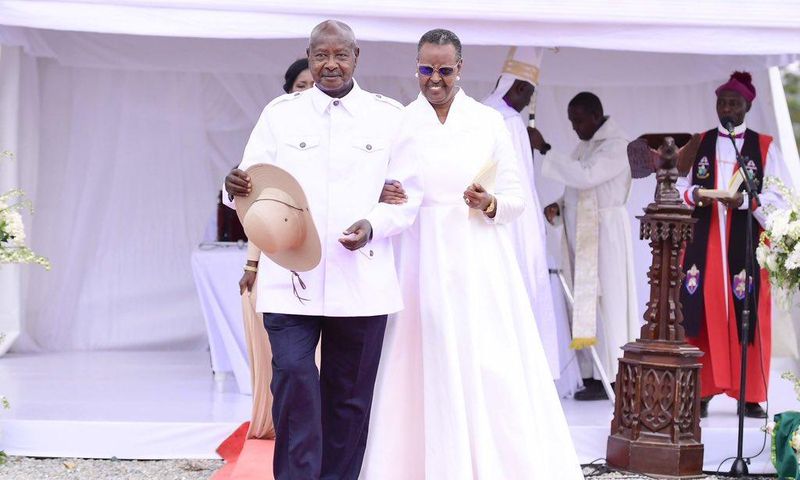President Yoweri Museveni and Janet