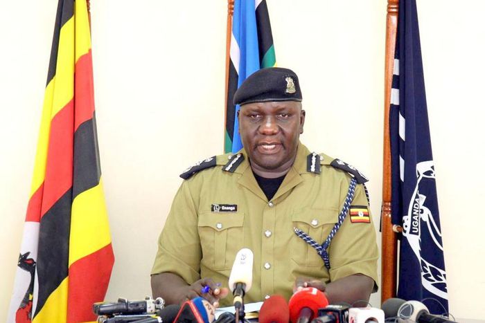 Fred Enanga, the police spokesperson