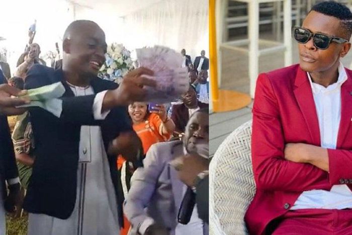 A screengrab from the video and Jose Chameleone