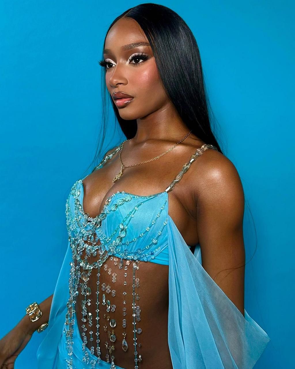 Ayra Starr's look to the Grammy Awards [Instagram/AyraStarr]