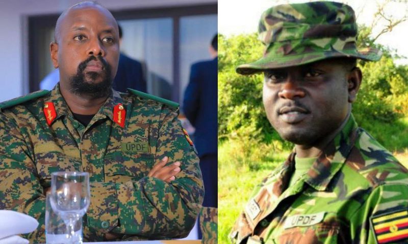 Gen Kainerugaba and Lt Col Magezi