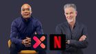 MultiChoice Group CEO Calvo Mawela and Netflix Co-founder & majority shareholder Reed Hastings