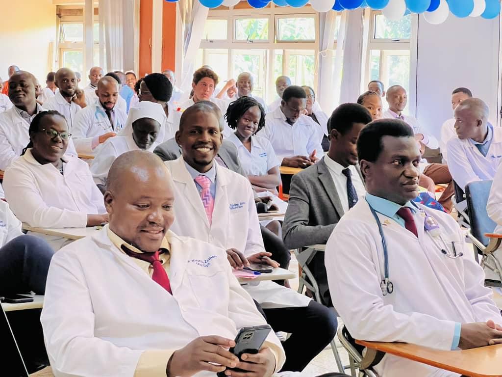 Some of the health workers who attended the launch