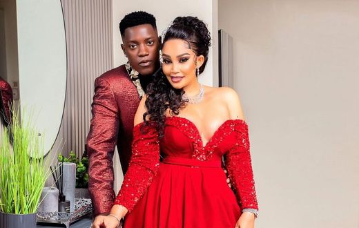 Businesswoman Zari Hassan with her husband Shakib Lutaaya