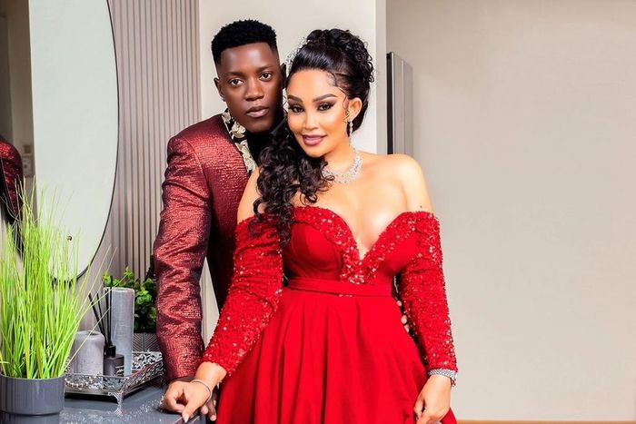 Businesswoman Zari Hassan with her husband Shakib Lutaaya