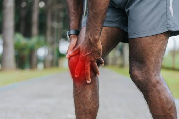 Man experiencing post work out pain
