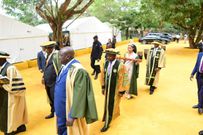 Tayebwa arriving at the event