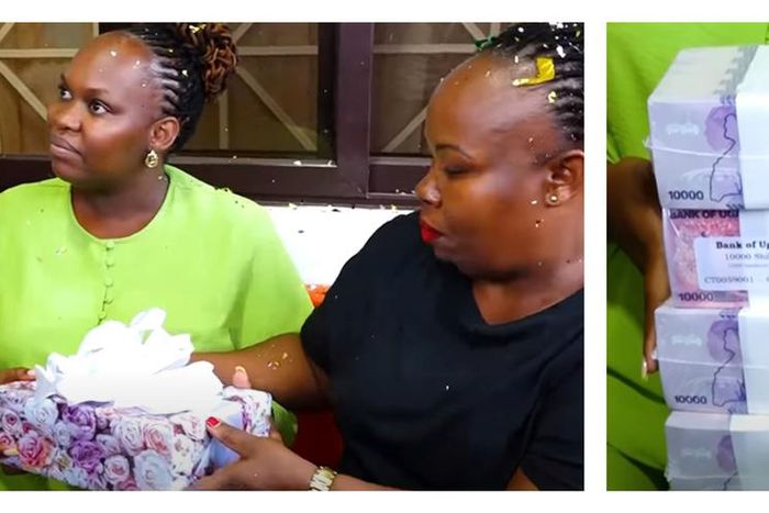 Mama Fiina gifted her daughter with Shs 50million