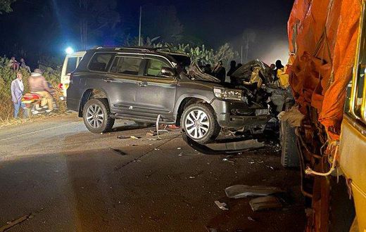 Aponye was killed in a car crash on Thursday evening