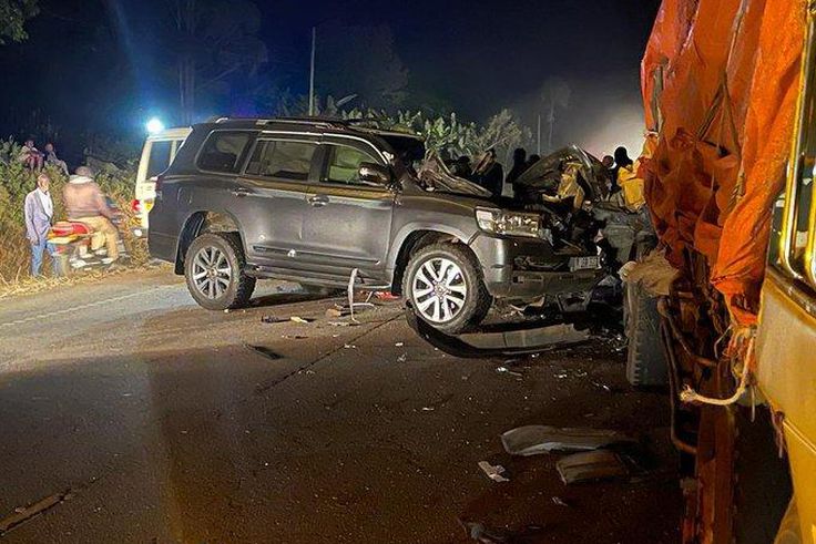 Aponye was killed in a car crash on Thursday evening