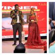 Dictator Amir, winner of the Facebook Influencer of the year was flanked by his partner Chosen Becky while Uwera Lyndah was the Twitter Influencer of the year