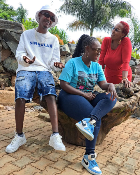 Feffe Bussi appeared on the Love Life Uncensored show with Doreen Nasasira and Bina Babie over the weekend