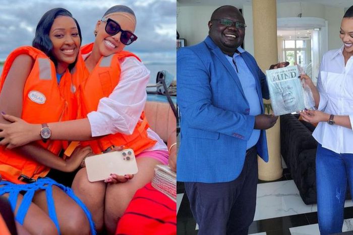 Mutesi with Hannah and Aita