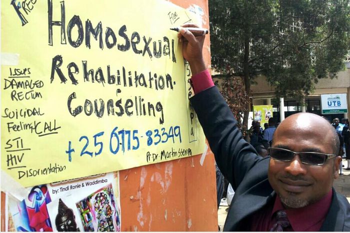 Ssempa during his activism against homosexuality