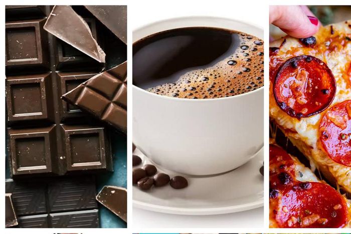 Dark chocolate, coffee and pizza are good for you
