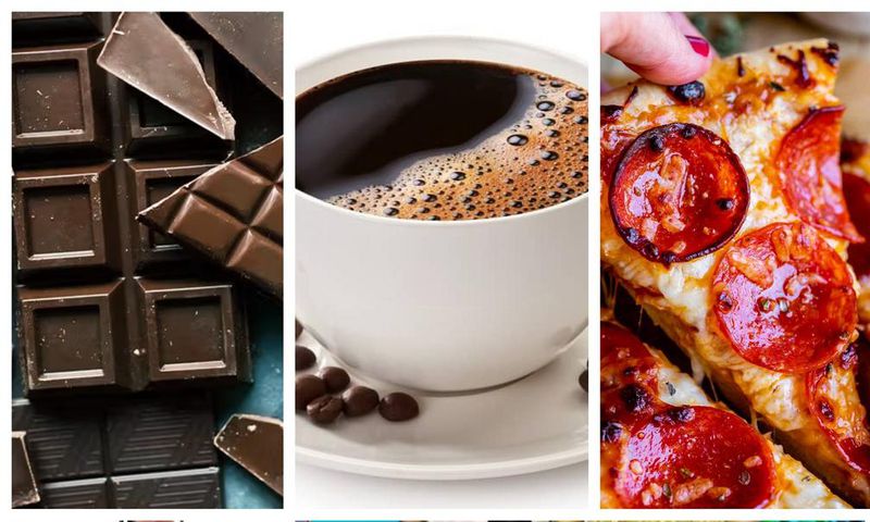 Dark chocolate, coffee and pizza are good for you