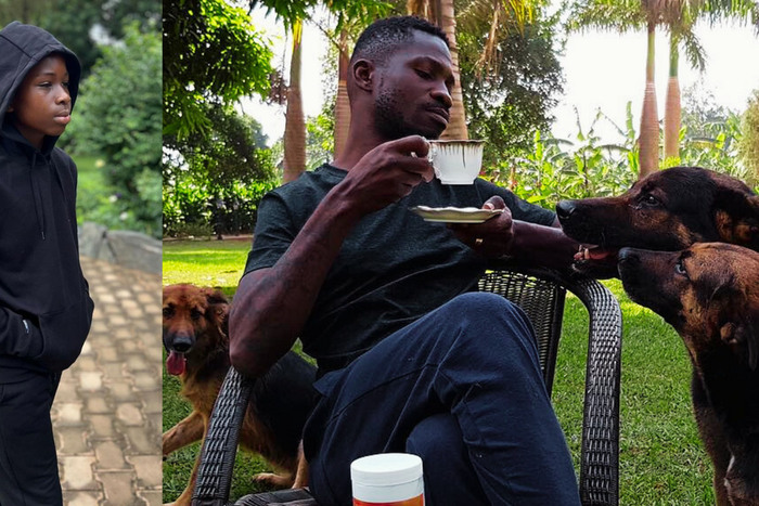 Shadrack Kyagulanyi mourns the loss of his dog 'Dido'/Instagram