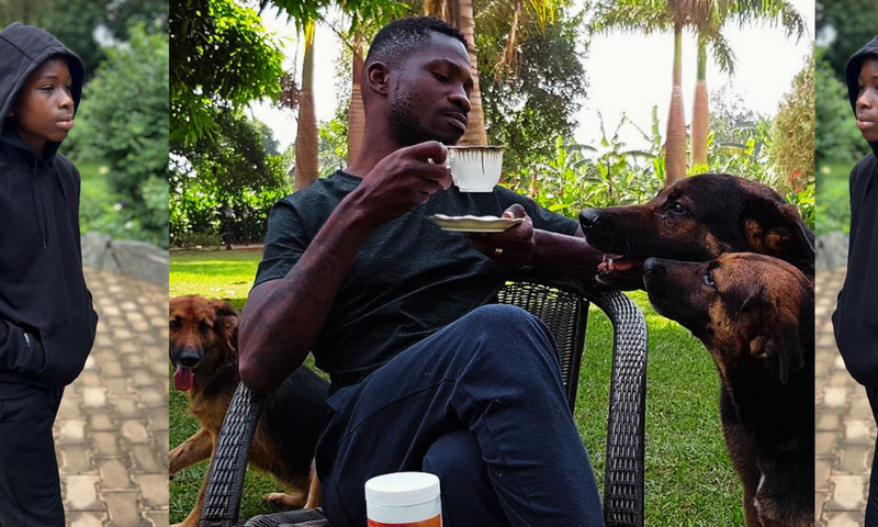 Shadrack Kyagulanyi mourns the loss of his dog 'Dido'/Instagram