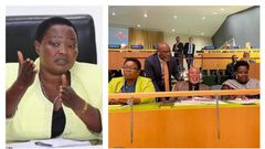 Prime Minister Robinah Nabbanja attacked Minister Justine Kasule Lumumba for travelling to US without permission