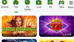 Betsure Mobile Casino games