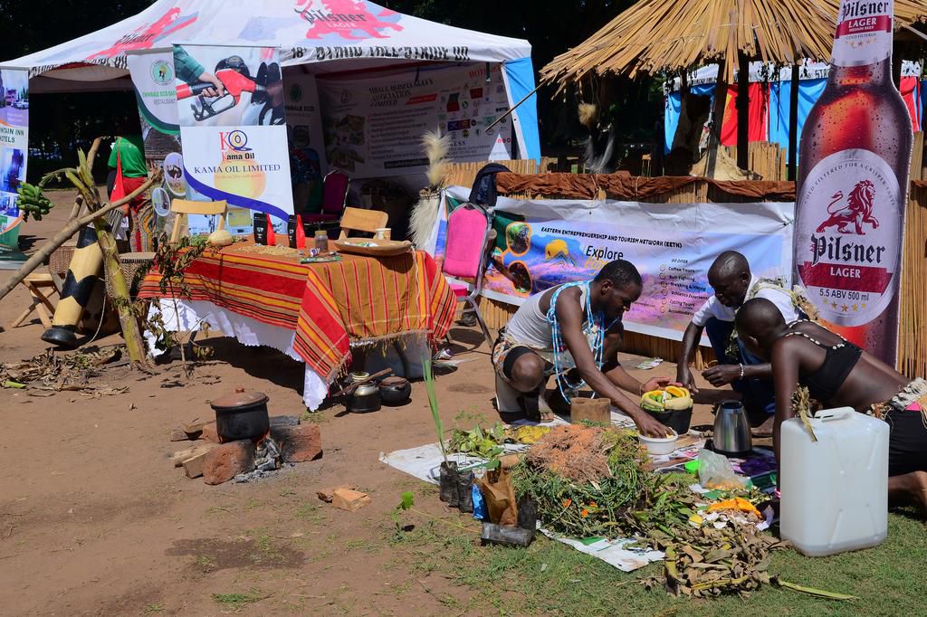 The village showcased Uganda's diverse cultural experiences through food, fashion, music, and dance