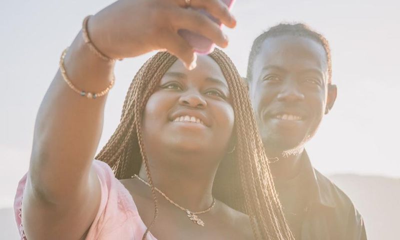 Couple taking a selfie [Image credit: PNW Production]