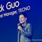 General Manager of TECNO, Jack Guo, delivers an opening speech