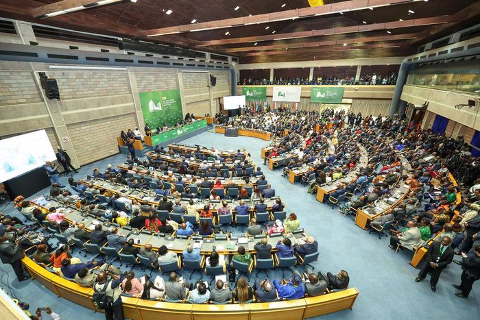The Fifth Mid-Year Coordination Meeting of the African Union at the UN Complex in Gigiri, Nairobi County on Sunday, July 16, 2023.
