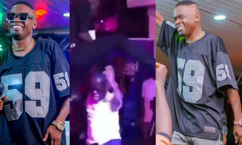 Weasel Manizo. Middle is a screengrab from the video