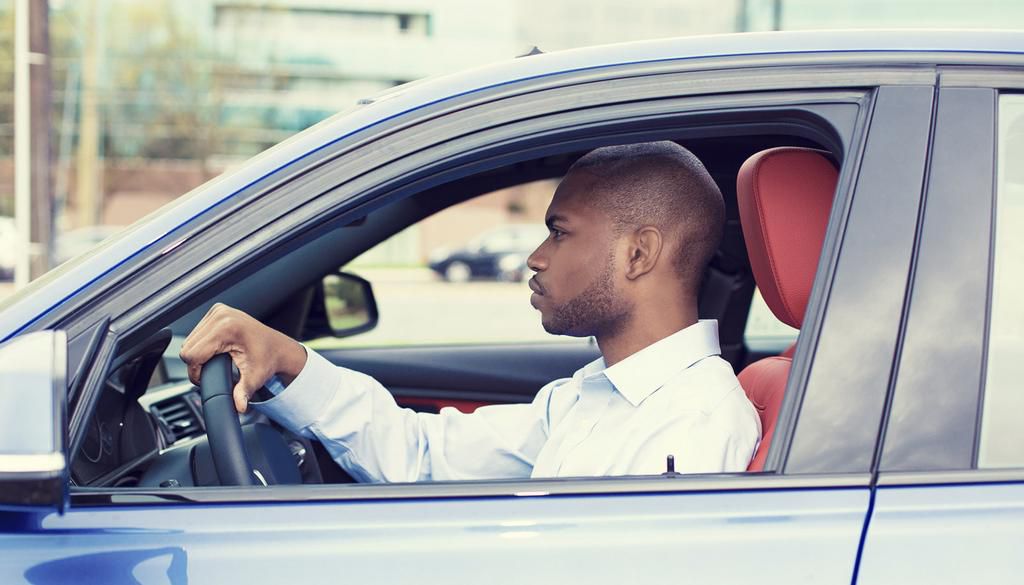 Man driving(futurity)