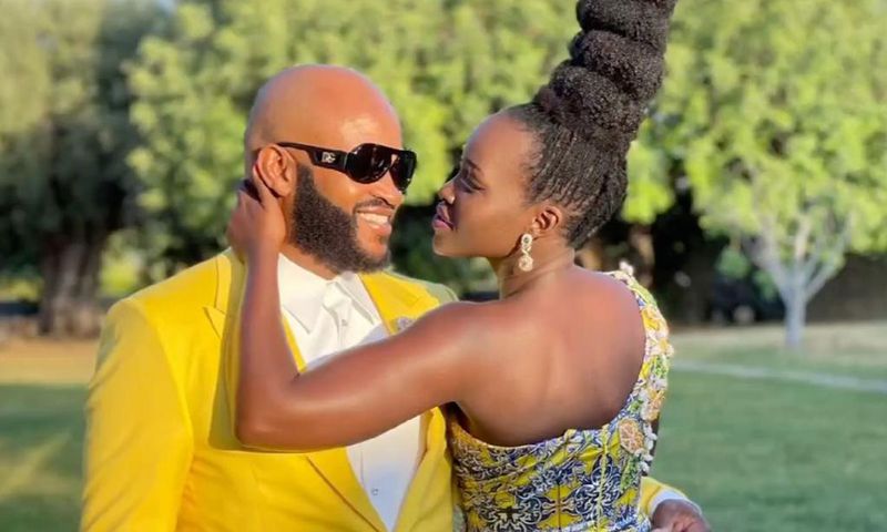 Lupita Nyong'o and her boyfriend Selema Masekela