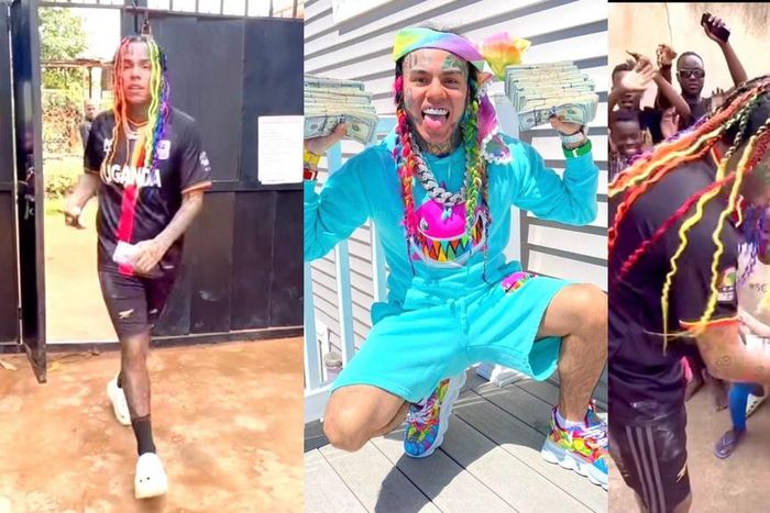 6ix9ine in Kampala
