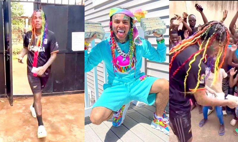 6ix9ine in Kampala