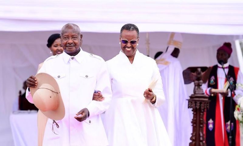 Ugandan President Yoweri Museveni with his wife Janet Muhoozi during their 50th wedding anniversary on August 26, 2023.Image: STATE HOUSE UGANDA